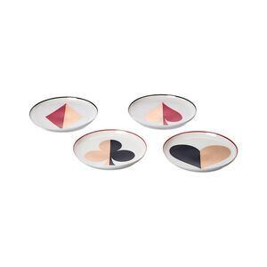 Jonathan Adler Dealer's Choice Canape Plate Set, Multicolor